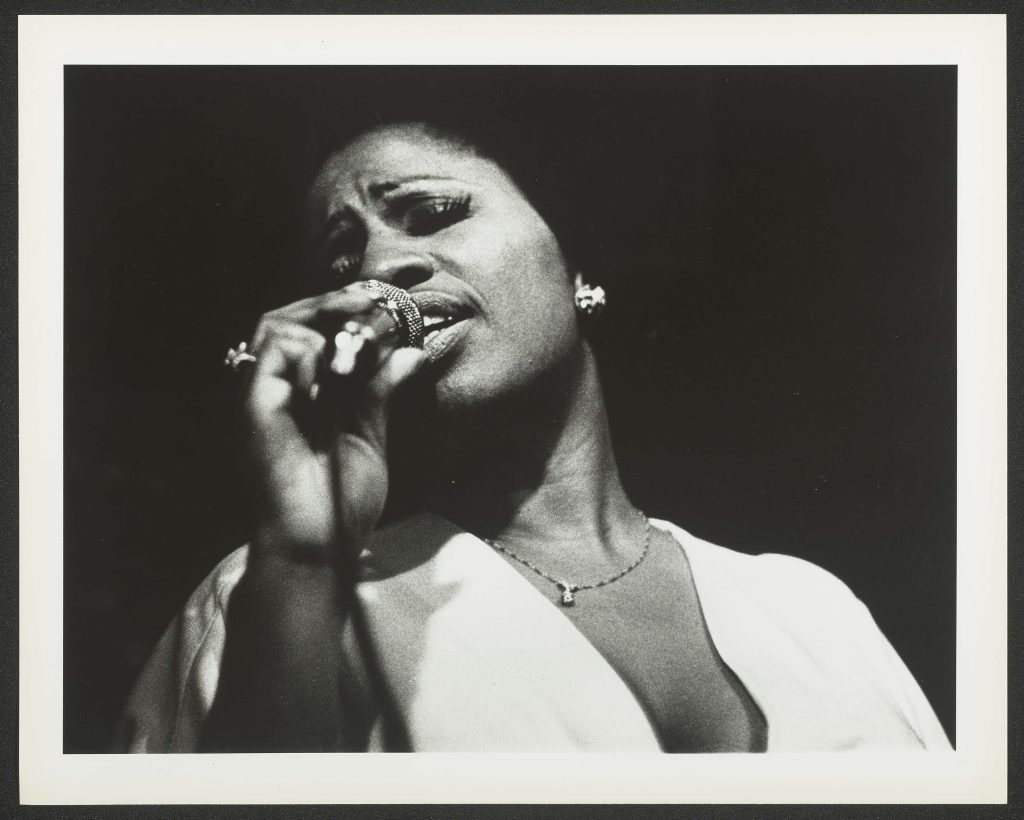 photo of ethel ennis singing